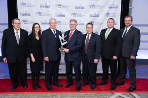 Eagle Alloy accepts award for Michigan Manufacturer of the Year, 2018