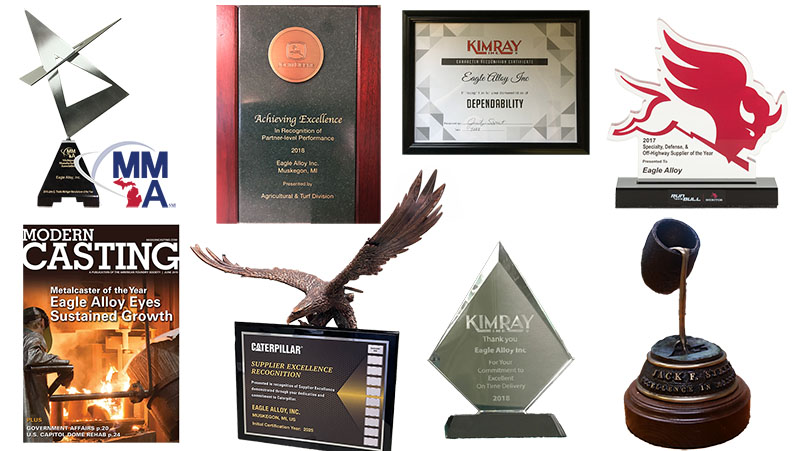 Eagle Alloy awards collage