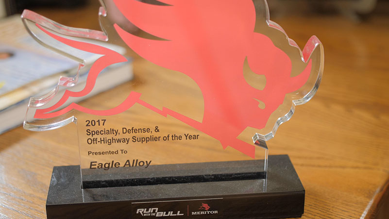 Eagle Alloy award: Arvin Meritor manufacturer of the year