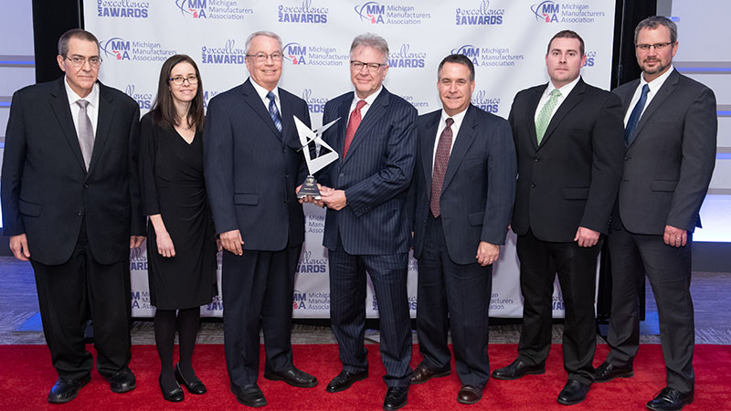 Eagle Alloy team received John G. Thodis Manufacturer of the Year award